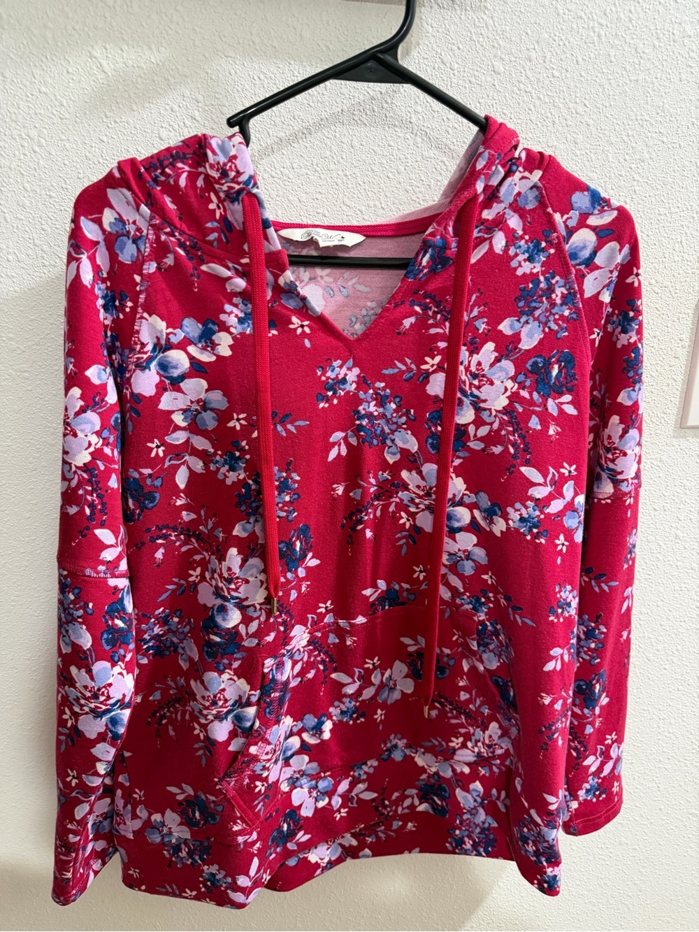 Pioneer Woman Women’s Floral Hooded Pullover Sweatshirt NWOT